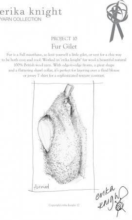 Gilet in Erika Knight Fur Wool (Project 10)