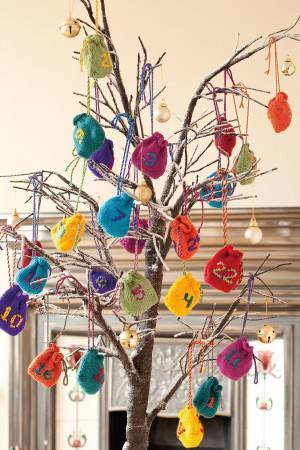 Advent Calendar Decorations Knitting Pattern - The Knitting Network