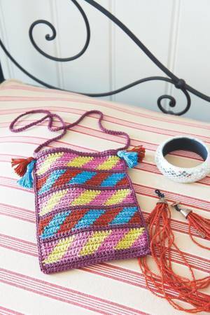 Boho Ladies Bag Crochet Pattern - The Knitting Network