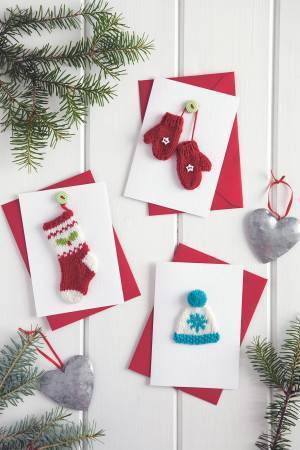 Christmas Card Set Knitting Pattern - The Knitting Network