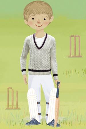 Cricket Jumper Boys Knitting Pattern - The Knitting Network