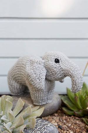 Elephant Toy Knitting Pattern