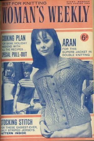 Cover of 1960s Woman's Weekly featuring retro women's jacket