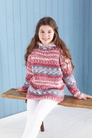 Sweater and Hoodie in King Cole Fjord DK (5650)