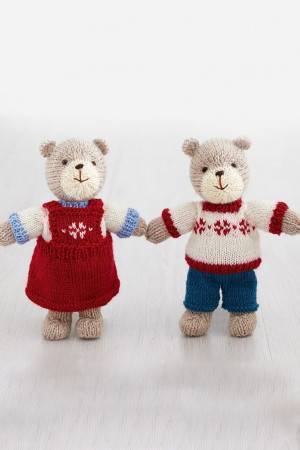 Bears And Outfits Knitting Pattern