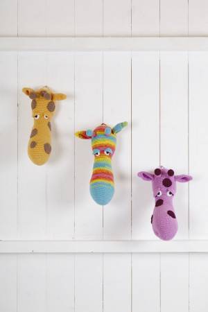 Giraffe Heads in Stylecraft Wondersoft Merry Go Round DK, Life DK and Special DK (9217)