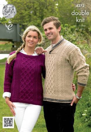 Sweaters in King Cole Merino Blend DK (4373)