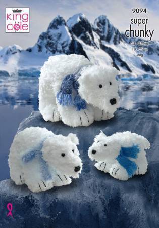Polar Bears in King Cole Tufty (9094)