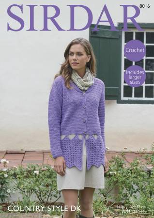 Jacket in Sirdar Country Style DK (8016)
