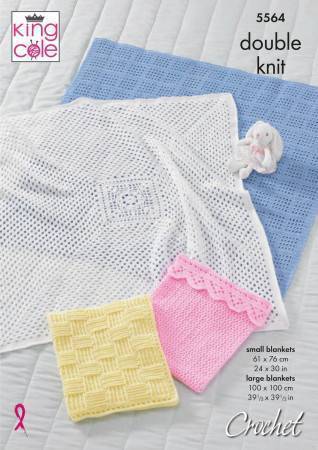 Blankets in King Cole Comfort DK (5564)
