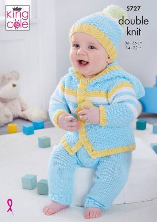 Baby Set in King Cole Cherished DK (5727)