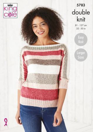 Sweater and Top in King Cole Harvest DK (5783)