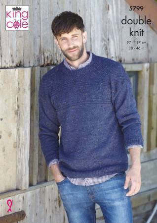 Sweaters in King Cole Homespun DK (5799)