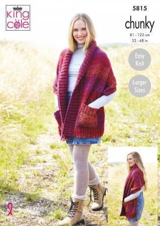 Shawls in King Cole Autumn Chunky (5815)