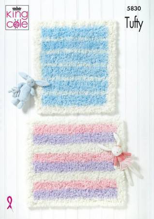 Blankets in King Cole Tufty Super Chunky (5830)