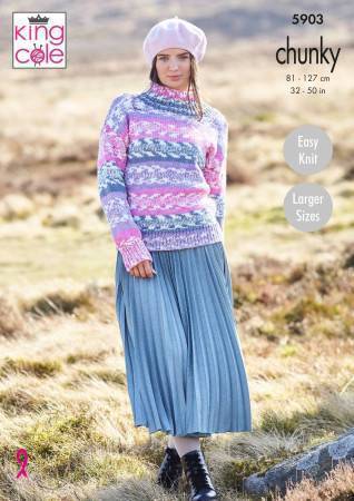 Sweaters in King Cole Nordic Chunky (5903)