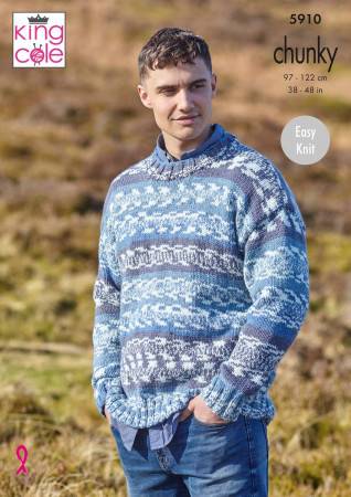 Sweaters in King Cole Nordic Chunky (5910)