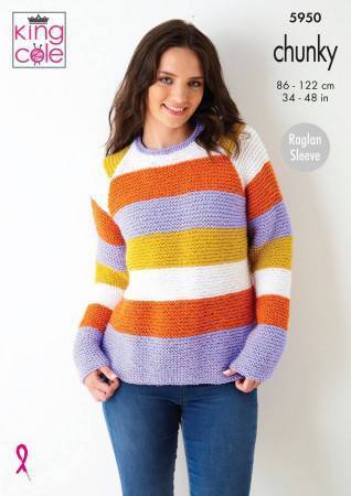 Sweaters in King Cole Big Value Chunky (5950)