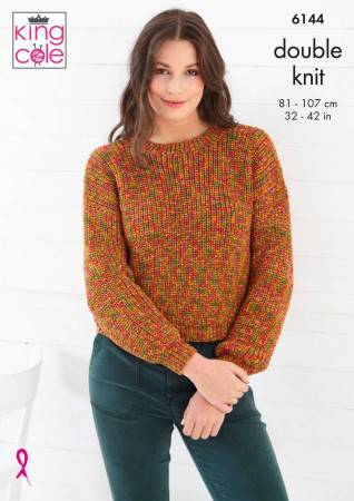 Sweater and Top in King Cole Jitterbug DK (6144)
