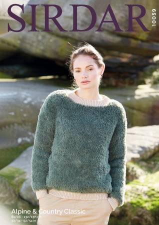 Jumper in Sirdar Alpine and Country Classic DK (10059)