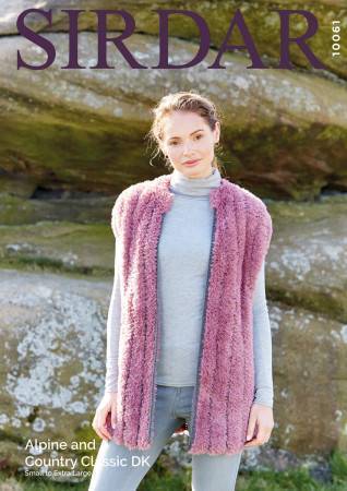 Gilet in Sirdar Alpine and Country Classic DK (10061)