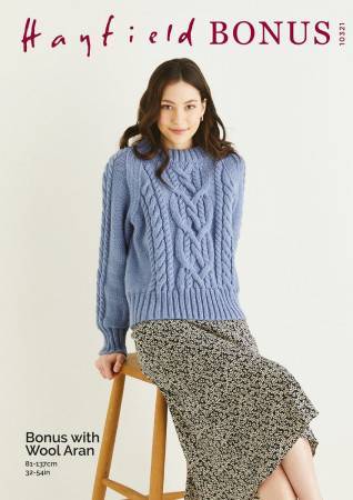Sweater in Hayfield Bonus Aran With Wool (10321)