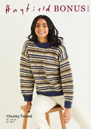Sweater in Hayfield Bonus Chunky Tweed (10343)