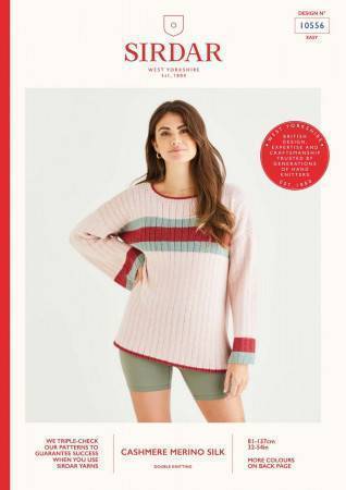 Sweater in Sirdar Cashmere Merino Silk DK (10556)