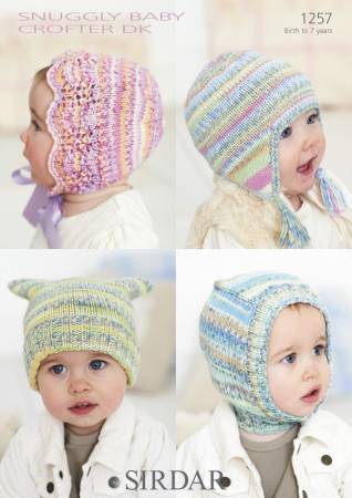 Hats in Sirdar Snuggly Baby Crofter DK (1257)