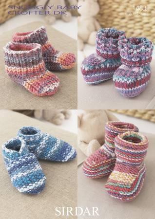 Bootes, Shoes and Boots in Sirdar Snuggly Baby Crofter DK (1483)