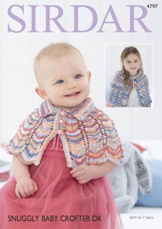 Capes in Sirdar Snuggly Baby Crofter DK (4797)