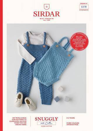 All in One and Romper in Sirdar 100% Cotton DK (5378)
