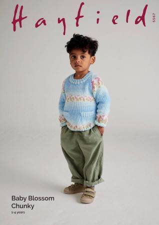 Sweater in Hayfield Baby Blossom Chunky (5567)