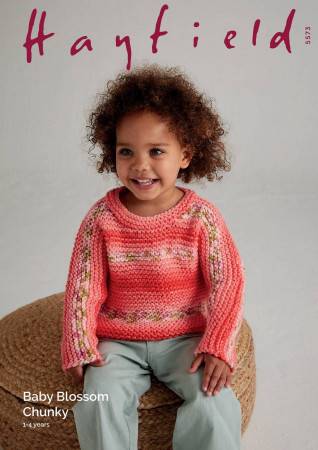 Sweater in Hayfield Baby Blossom Chunky (5573)