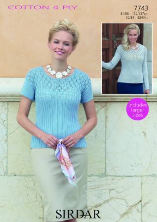 Top in Sirdar Cotton 4 Ply (7743)
