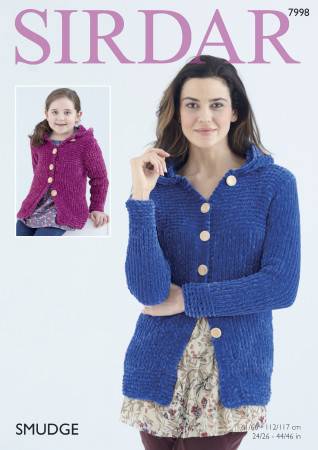Ladies and Girls Jackets in Sirdar Smudge (7998)
