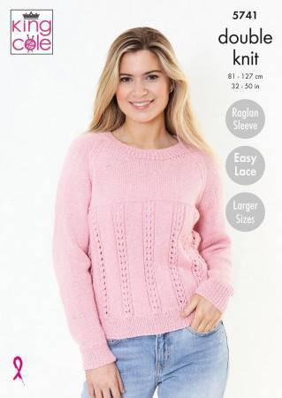 Cardigan and Sweater in King Cole Subtle Drifter DK (5741)