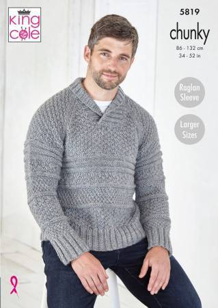Sweaters in King Cole Big Value Chunky (5819) | The Knitting Network