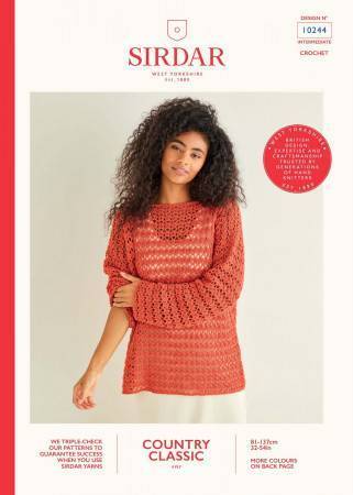 Tunic in Sirdar Country Classic 4 Ply (10244)