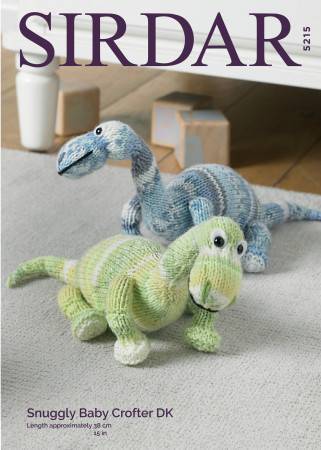 Dinosaur in Sirdar Snuggly Baby Crofter DK (5215)