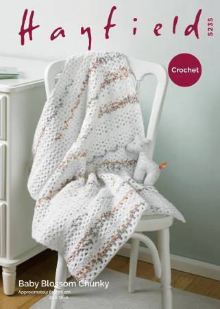 Blanket in Hayfield Baby Blossom Chunky (5235)