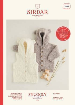 Gilet and Cardigan in Sirdar Snuggly Snowflake Chunky (5395)
