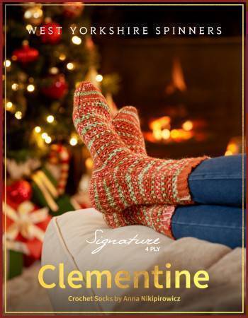 Clementine Socks in West Yorkshire Spinners Signature 4 Ply (DFP0029)