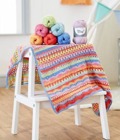 Crochet Carousel Baby Blanket Kit