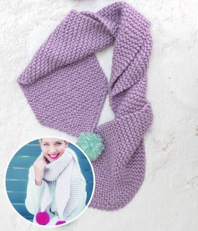 Easy Chunky Scarf in Elements Super Twist