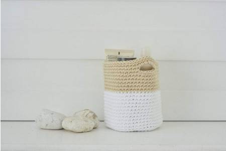 Bathroom Storage Basket Crochet Pattern