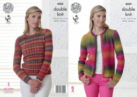Sweater and Jacket in King Cole Riot DK (4682)