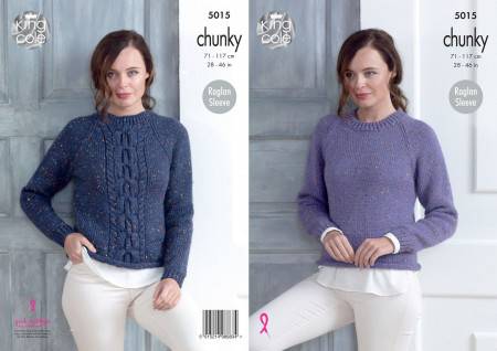 Sweaters in King Cole Chunky Tweed (5015)