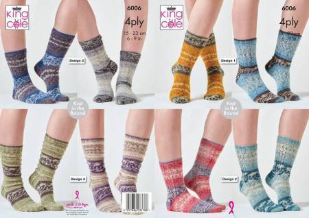 Socks in King Cole Norse 4 Ply (6006)