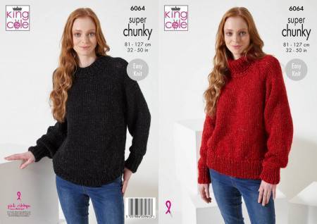 Sweaters in King Cole Celestial Super Chunky (6064)